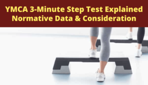 what step cadence is used during ymca 3 minute step test